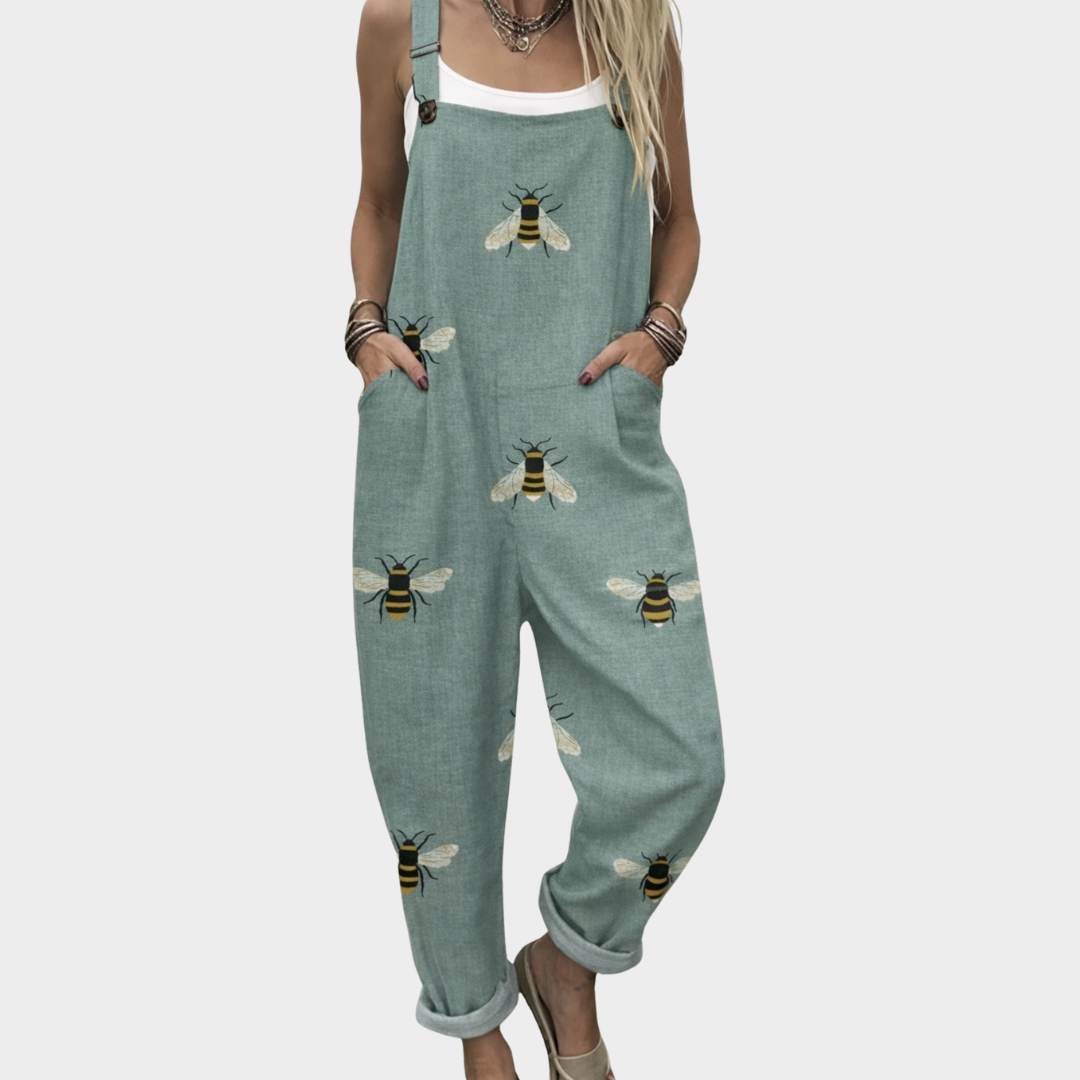 Comfortabele Gedrukte Dungaree