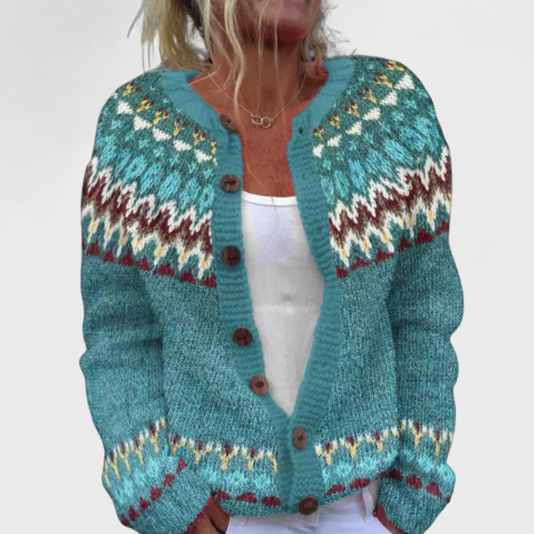 Lianne Verde Bosco – Chic oversized cardigan
