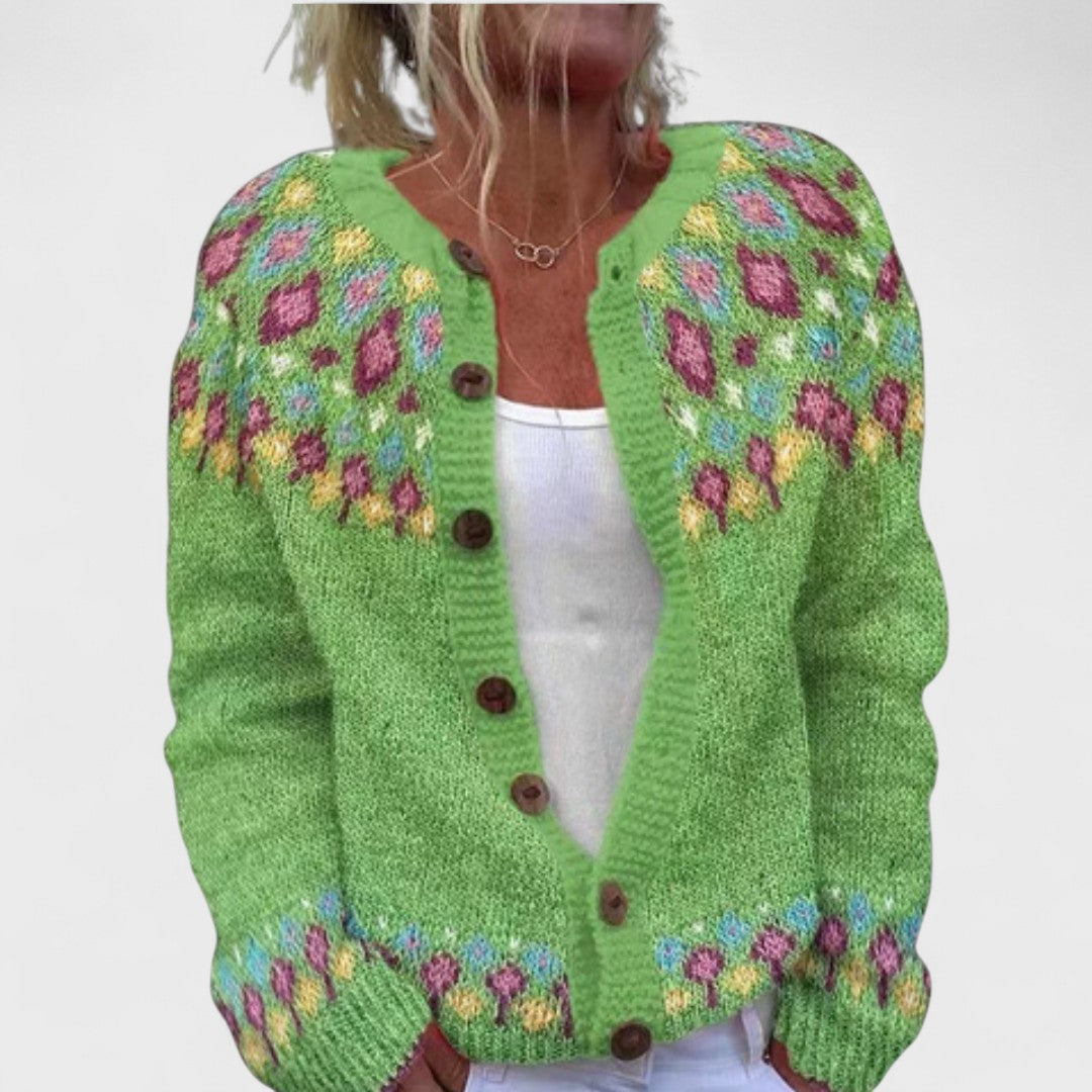 Lianne Verde Bosco – Chic oversized cardigan