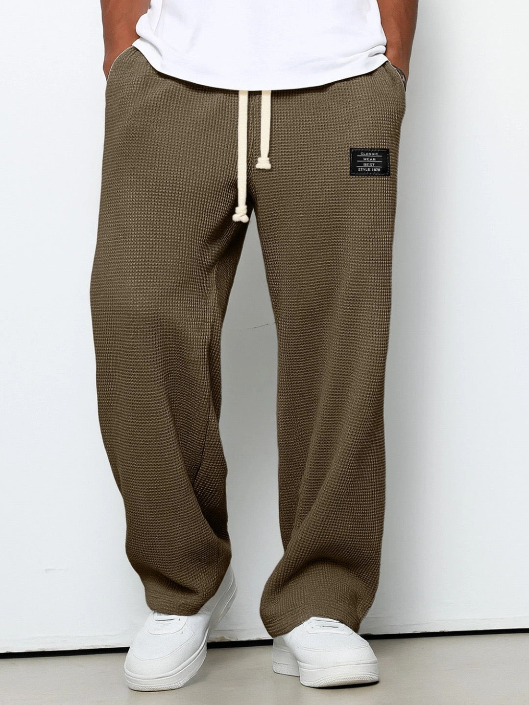 Nino | Comfortabele Wijde Broek voor Mannen met Verstelbare Taille