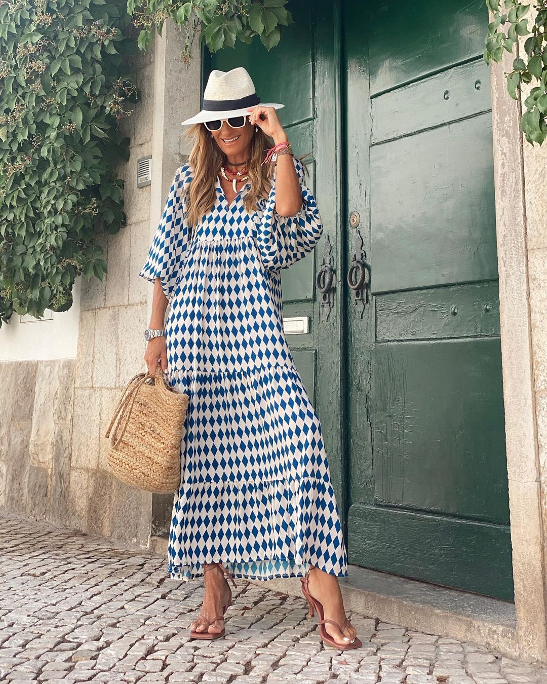 NOMI™ - Lange boho chic jurk