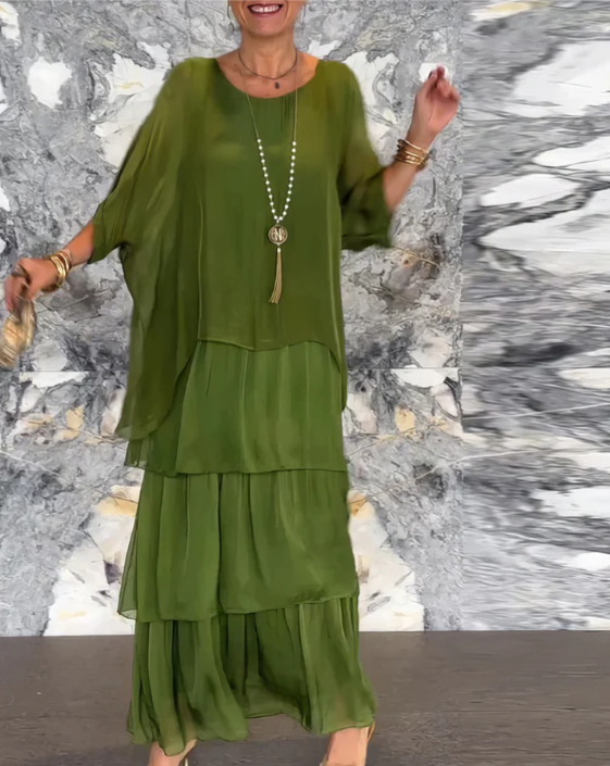 Lara | Elegante Vloeiende Maxi Jurk