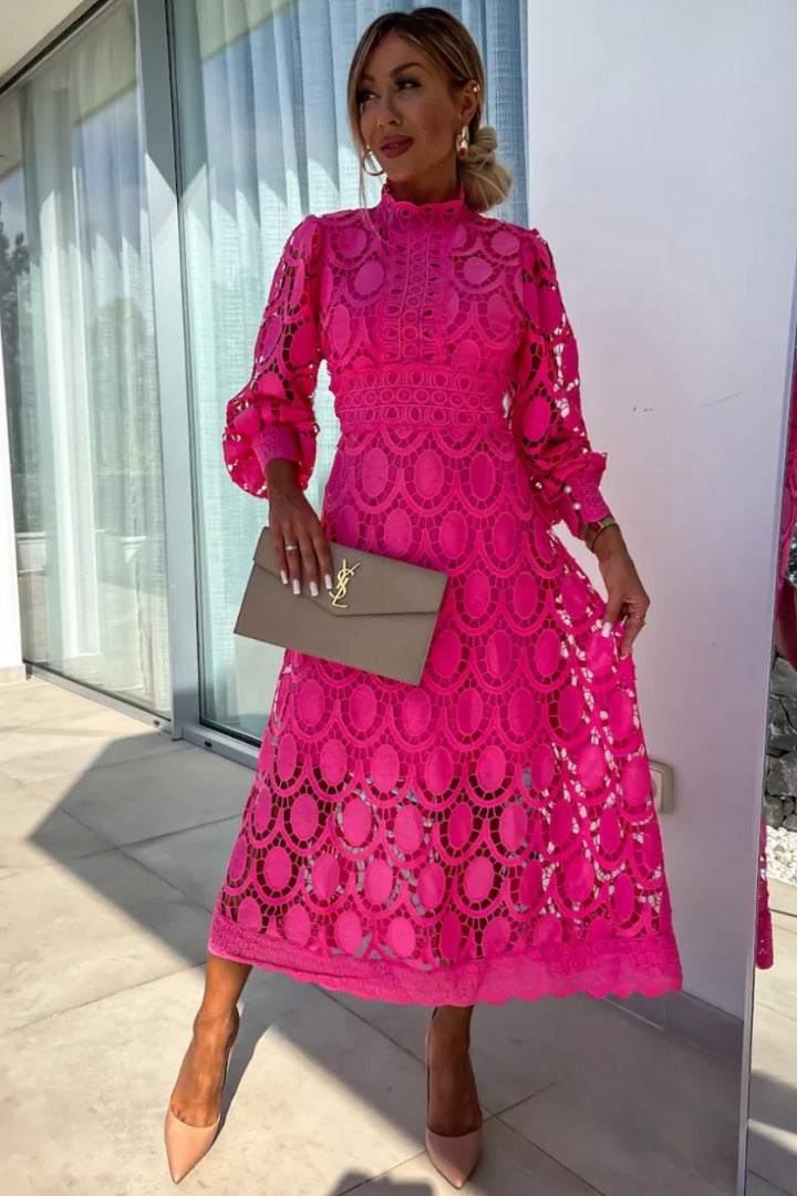 Noor™ | Romantische Jurk met Verfijnde Details