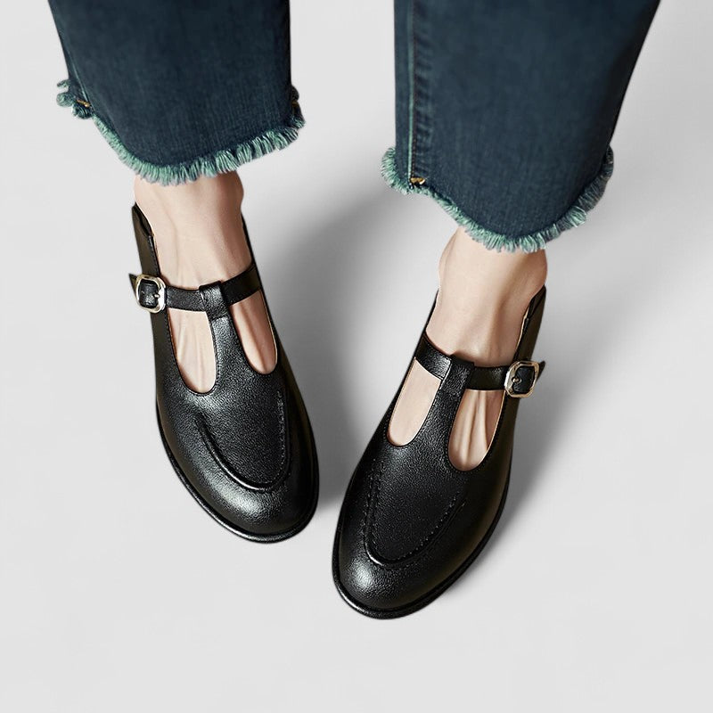 CAMILA | ORTOPEDISCHE MARY JANE SCHOENEN MET LAAG HAK