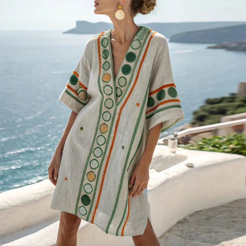 Demi - Elegante en veelzijdige strandjurk voor jouw perfecte zomerlook