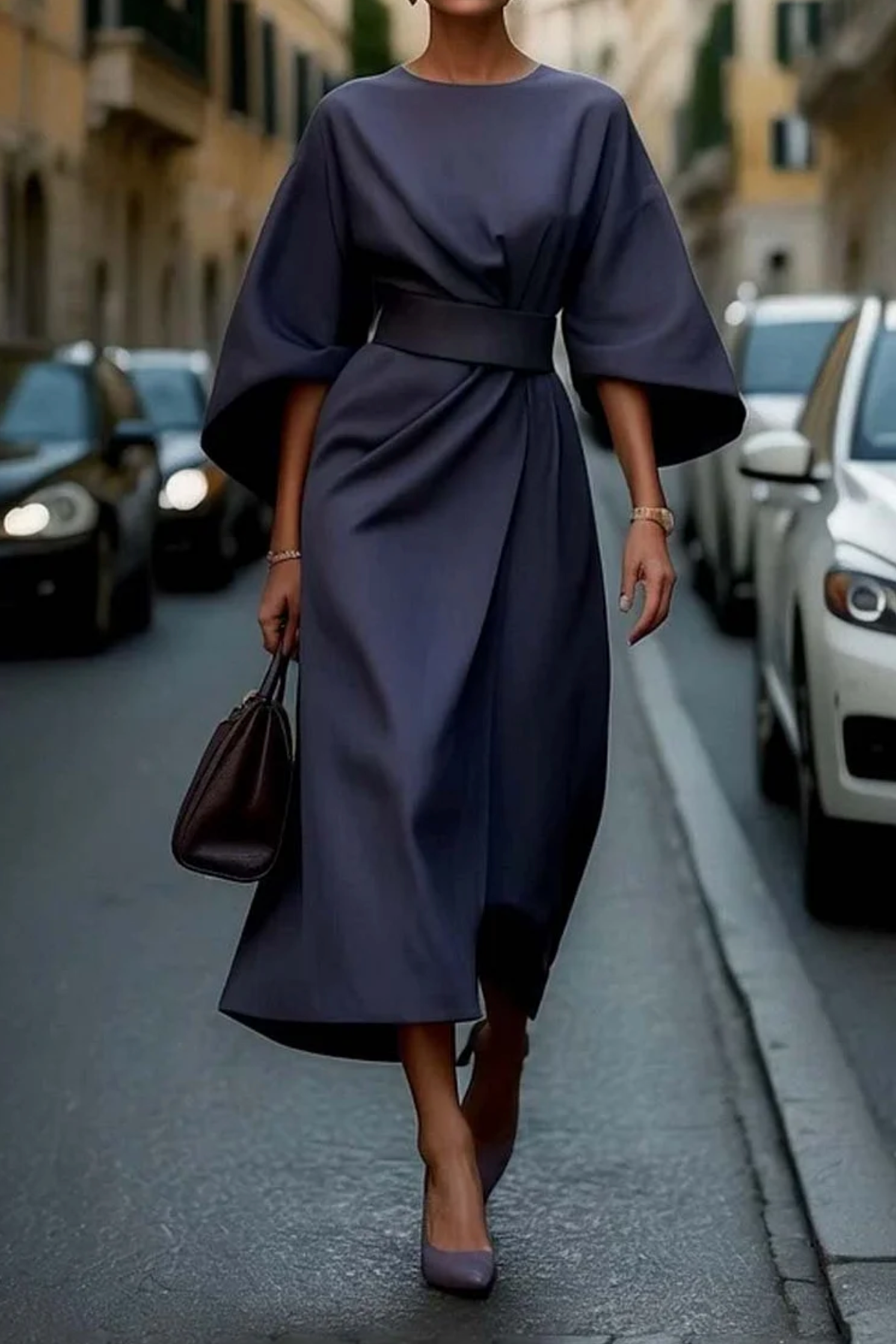Matzliah™ | Elegante Lantaarnmouw Jurk