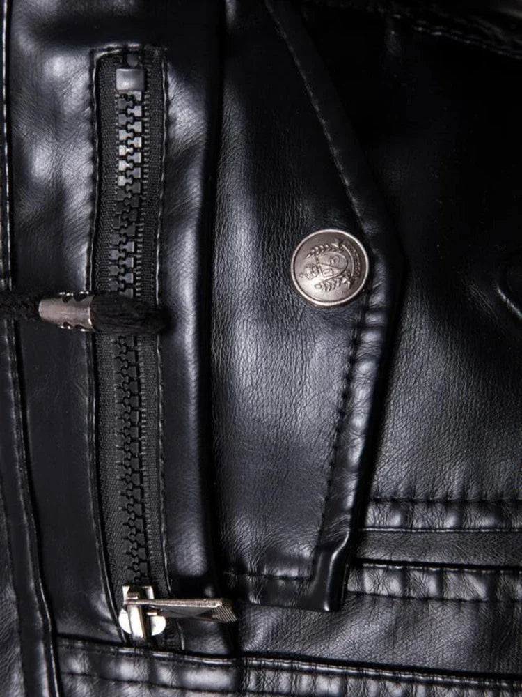 Beaumont™ | Vintage Leren Jas met Capuchon