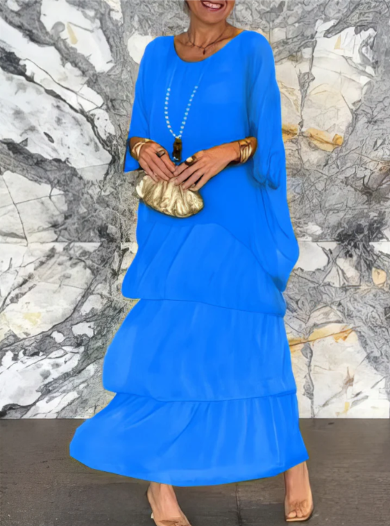 Lara | Elegante Vloeiende Maxi Jurk