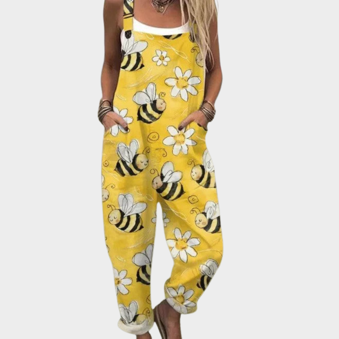 Comfortabele Bedrukte Dungaree