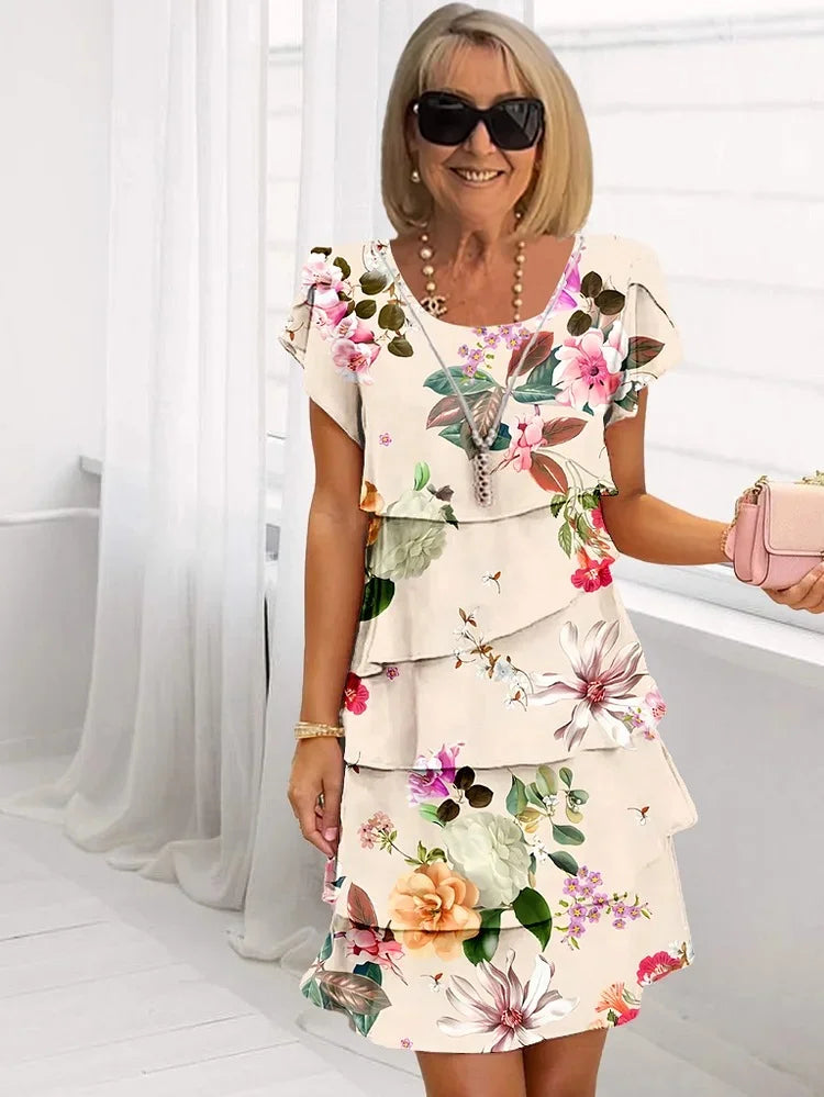 Kaelyn | Bloem Rimpel Zomerjurk