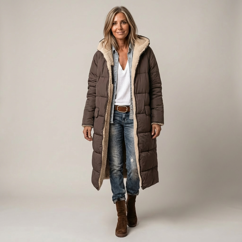 Amelia | Elegante Reversible Jas