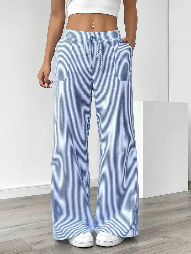 Elise™ Casual Gestreepte Broek