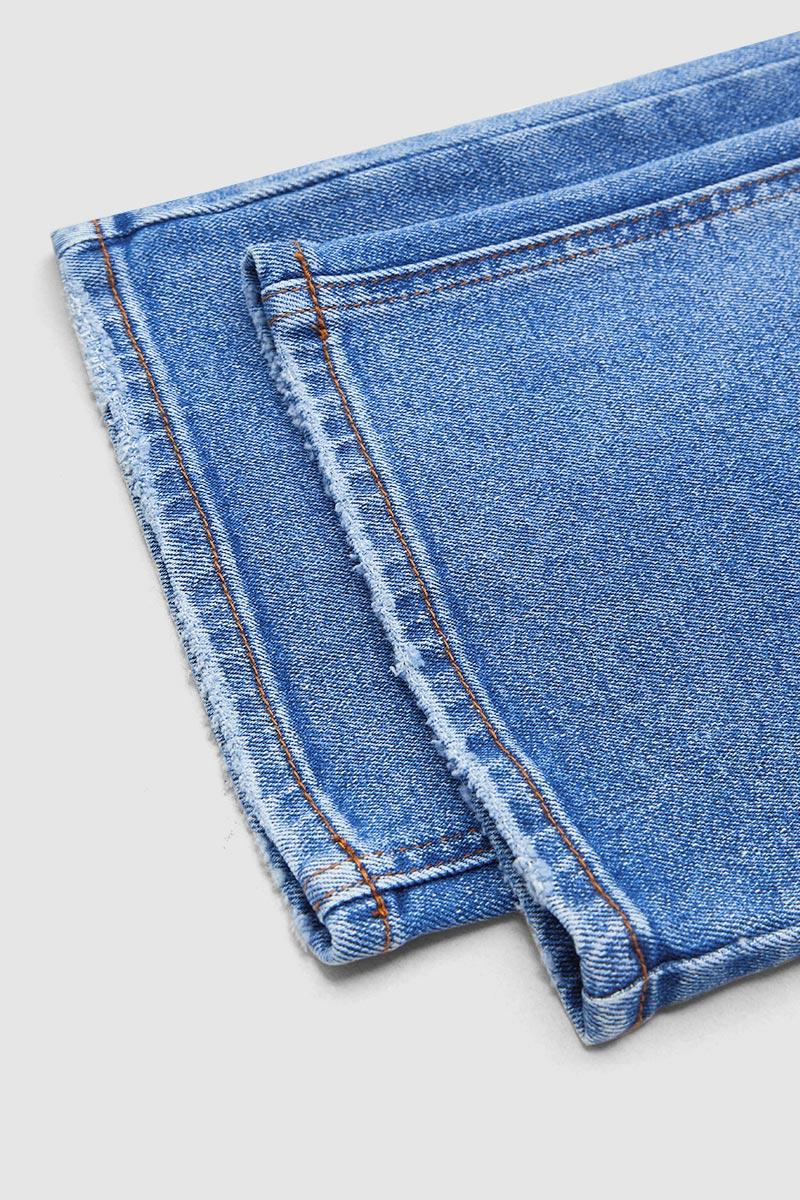 Denvara | Rechtaflopende Mid Rise Jeans