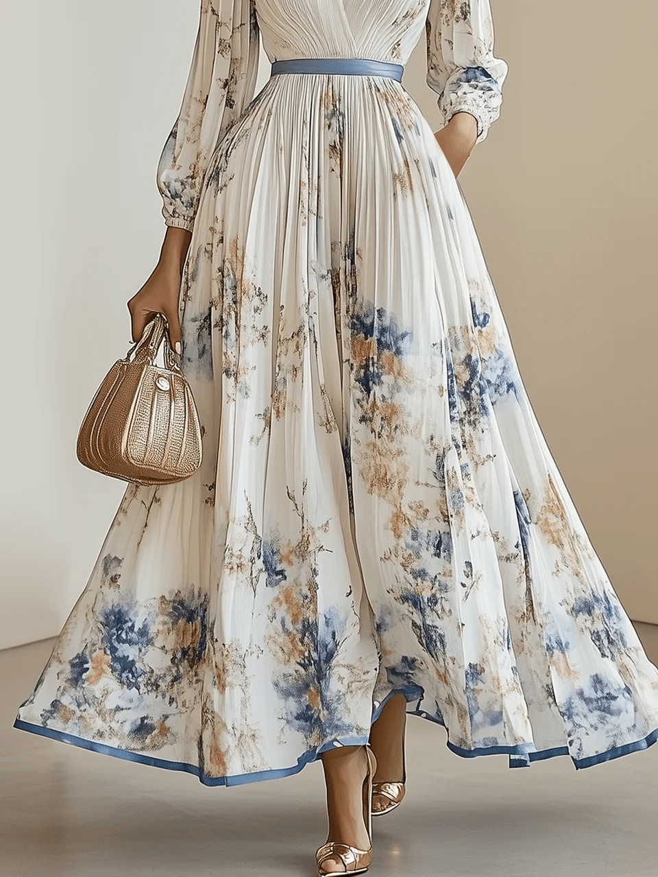 Léonie™ | Resort Maxi Jurk met Print