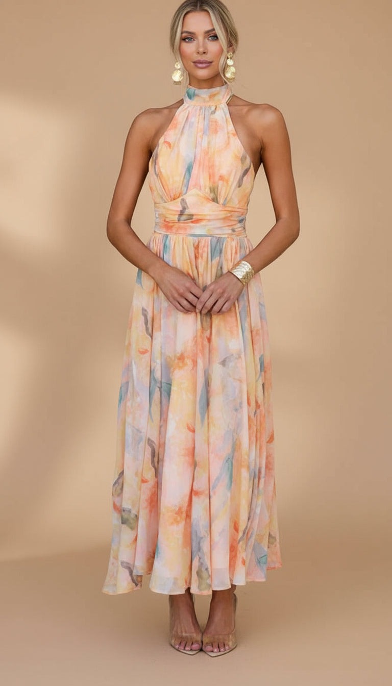 Abigail™ | Maxi Jurk met Print