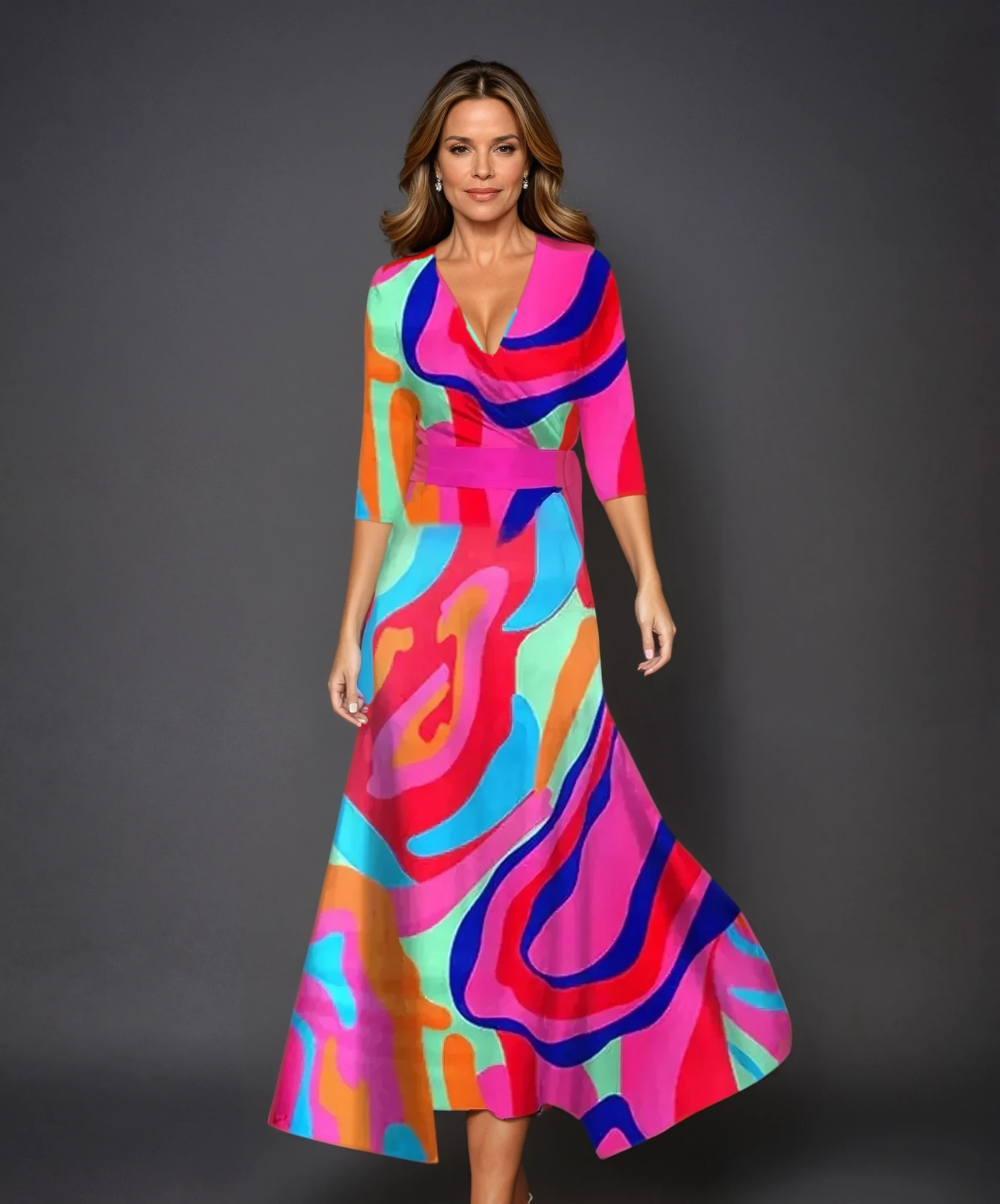 Chic Jurk met Bloemenprint