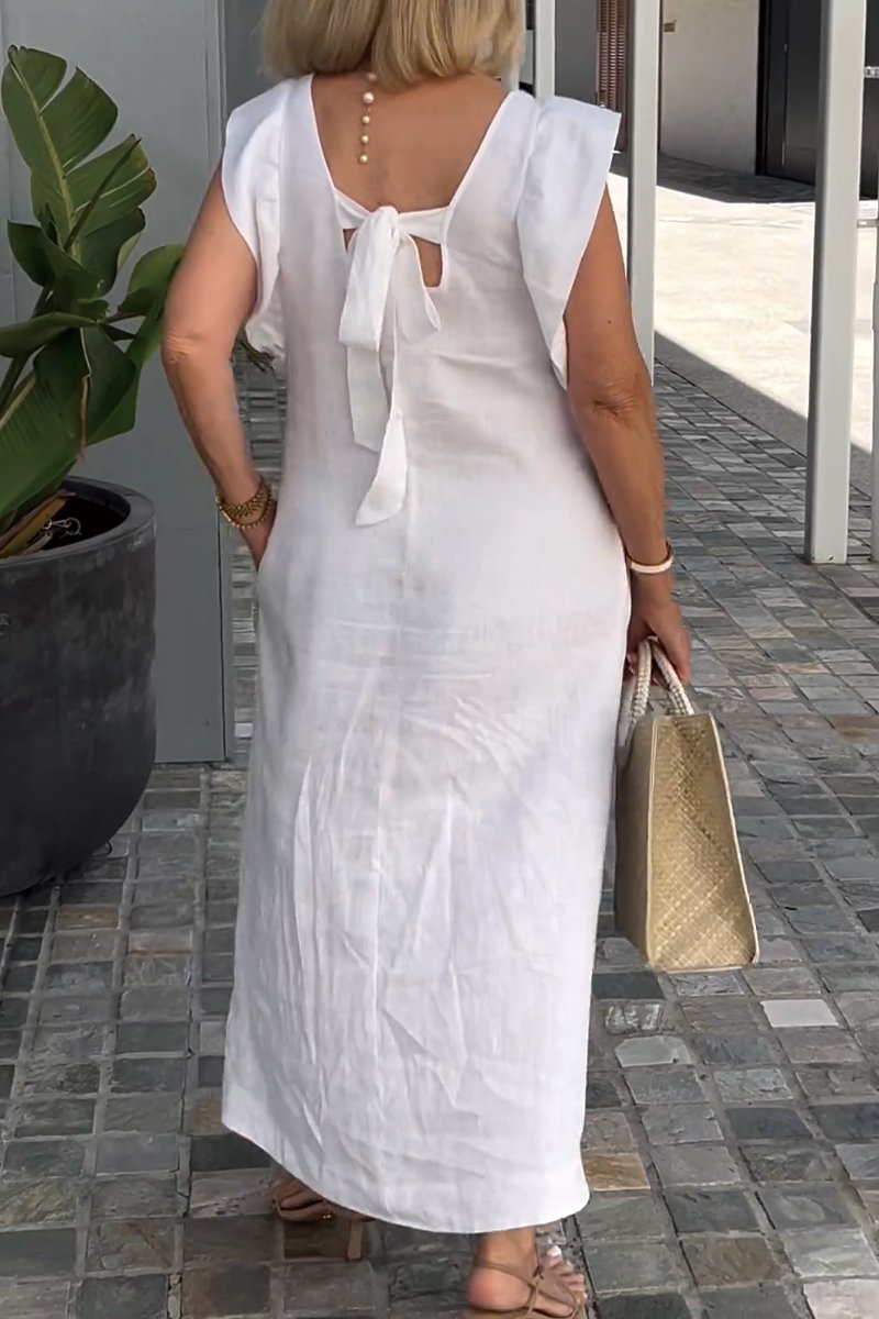 Lucinda | Moeiteloze Charme Midi Jurk