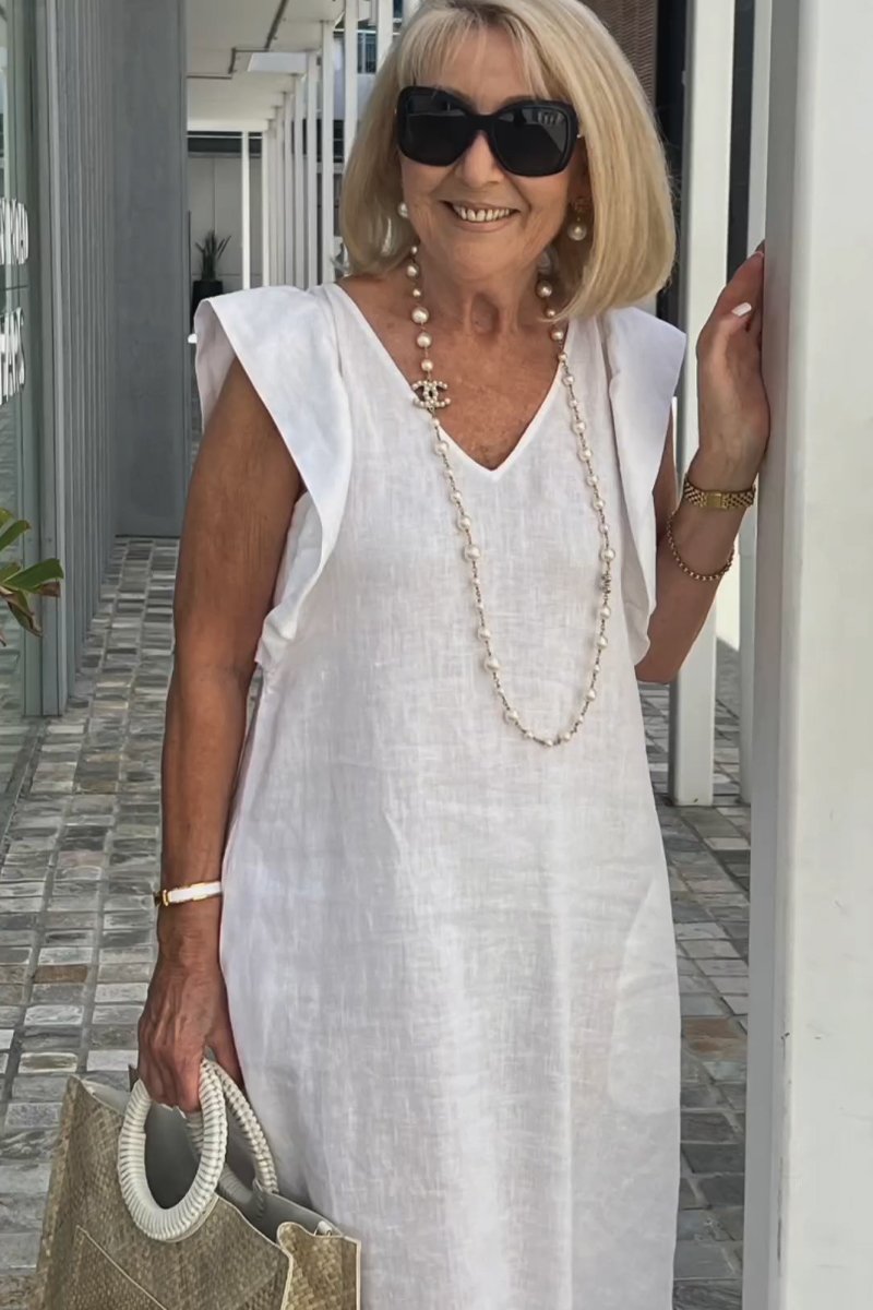 Lucinda | Moeiteloze Charme Midi Jurk