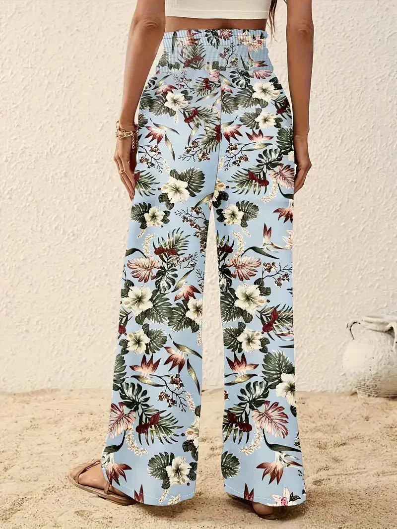 Alexa™ Stijlvolle Bloemenprint Broek