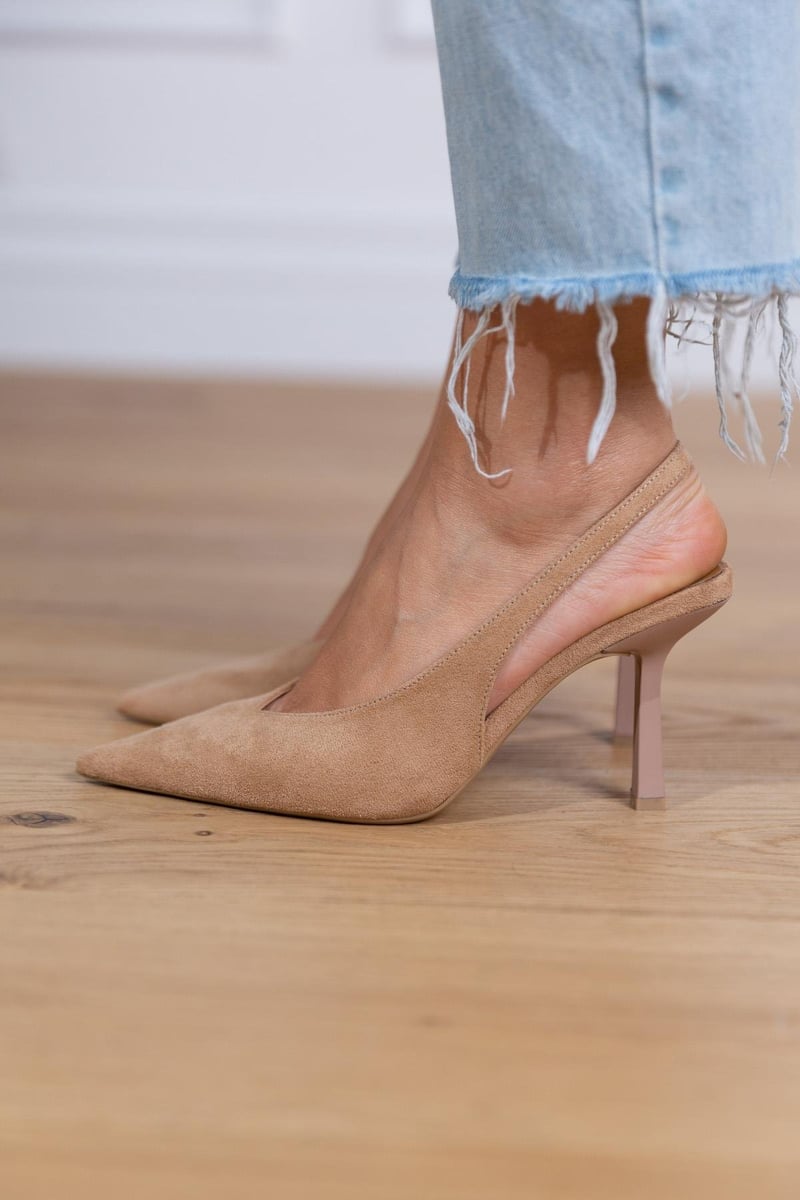 Marlena™ | Décolleté Slingback Nude