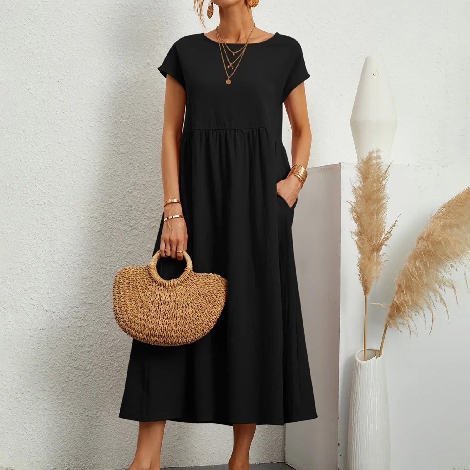 CATHERINE | ELEGANTE ESSENTIËLE JURK