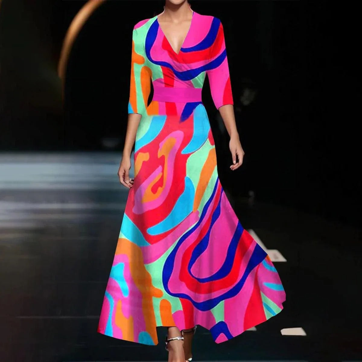 Chic Jurk met Bloemenprint