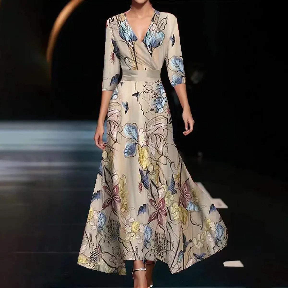 Chic Jurk met Bloemenprint