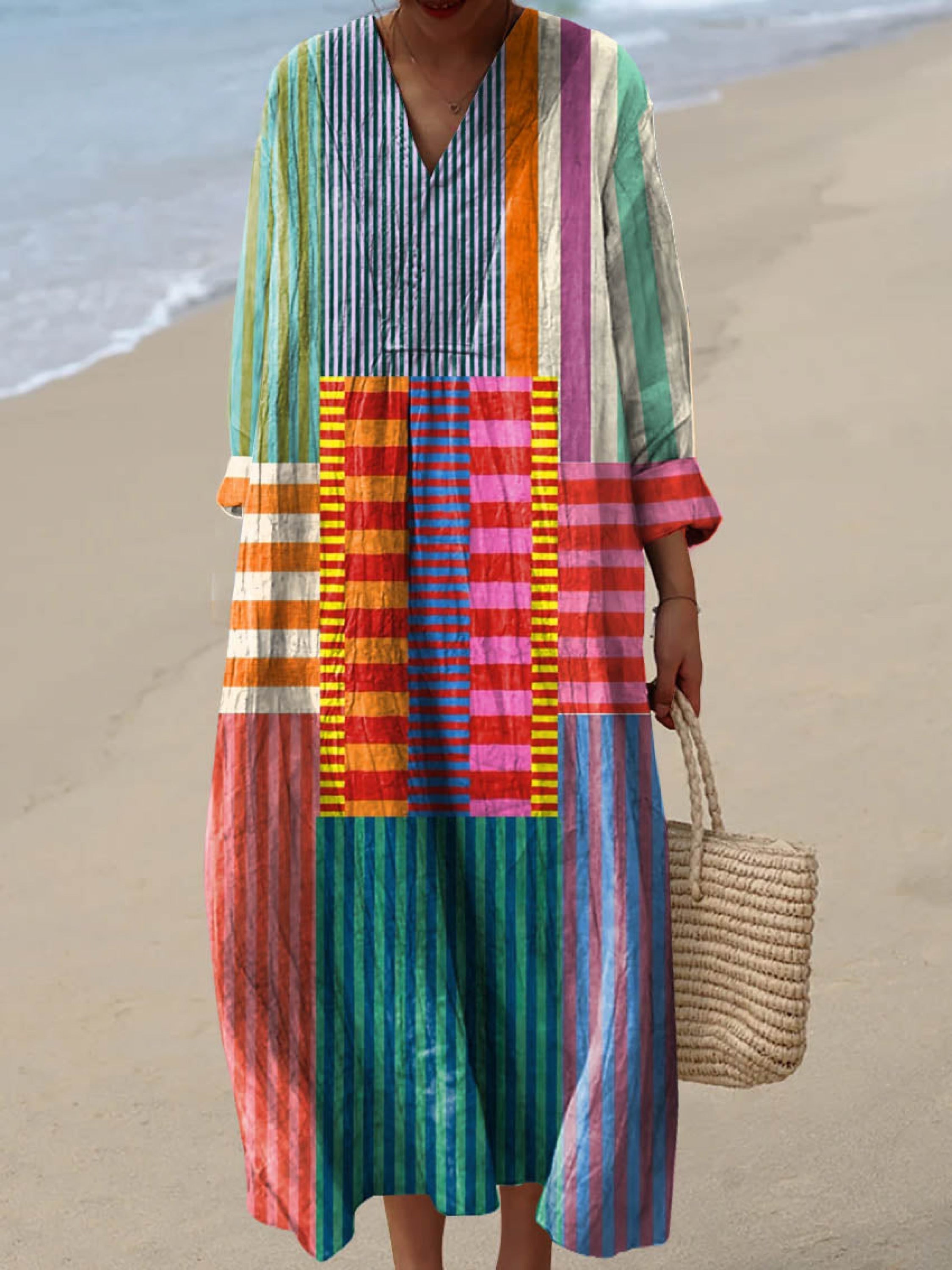Lobke - Vintage Kleur Jurk