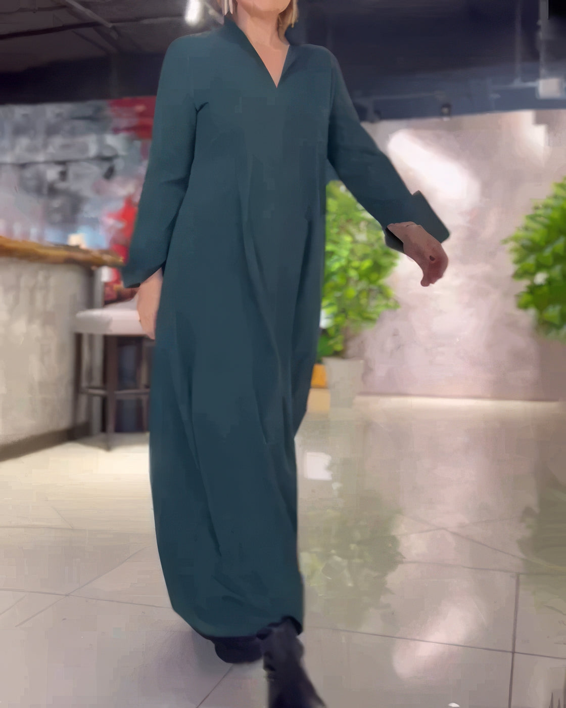 CLAUDIA | Elegante en Modieuze Lange Elastische Jurk